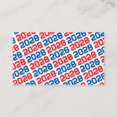 Invitations de la mini-graduation Red & Blue (Dos)