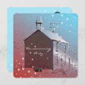 Invitations de la nouvelle maison (Devant / Derrière)