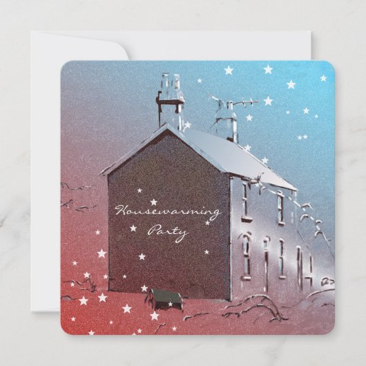 Invitations de la nouvelle maison (Devant)