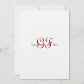 Invitations de la nuit des amis des filles Red 2 (Dos)