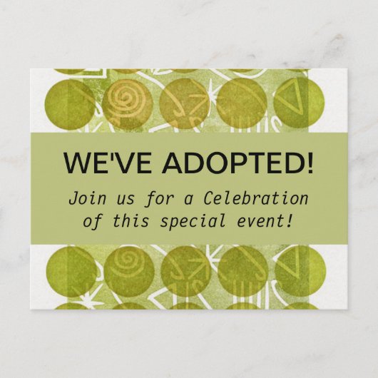 Invitations de la partie ADOPTION (Devant)