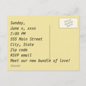 Invitations de la partie ADOPTION (Dos)