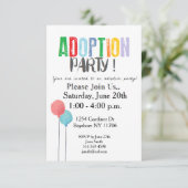 Invitations de la partie Adoption (Debout devant)