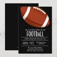 Invitations de la partie américaine de football Bo