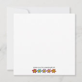 Invitations de la partie Anniversaire de enfant (Dos)