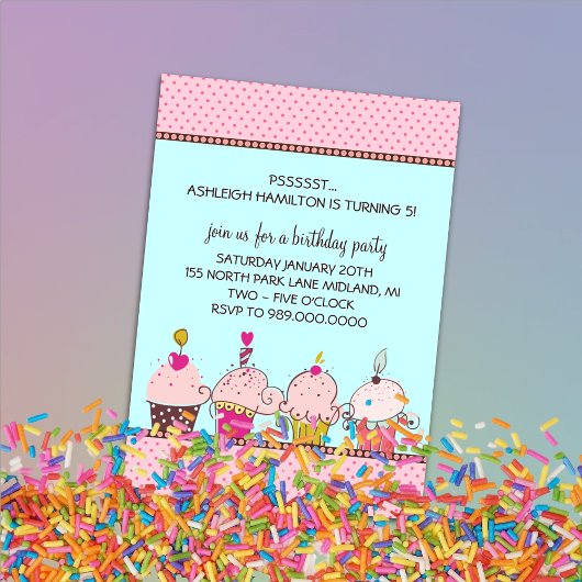 Invitations de la partie Anniversaire de enfant