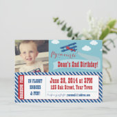 Invitations de la partie Avion Rétro (Debout devant)