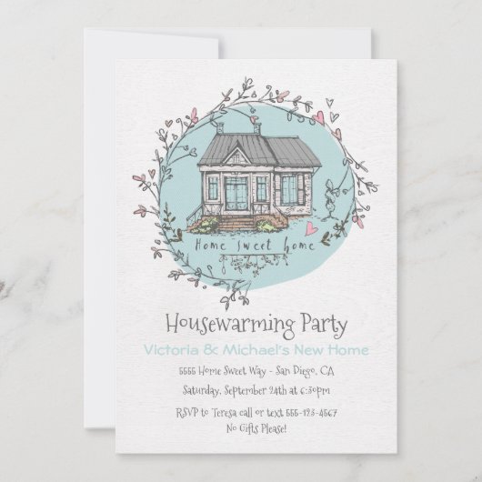 Invitations de la partie chauffe-eau (Devant)