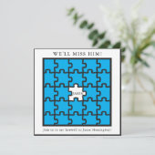 Invitations de la partie d'adieu manquante (Debout devant)