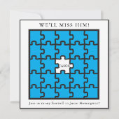 Invitations de la partie d'adieu manquante (Devant)