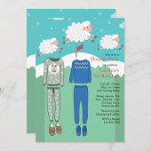 Invitations de la partie de bois (Devant / Derrière)