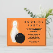 Invitations de la partie de bowling d'anniversaire (Debout devant)