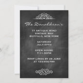 Invitations de la partie de chauffage domestique d (Dos)