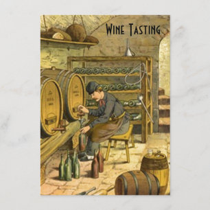 Invitations de la partie de dégustation de vin de 
