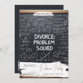 Invitations de la partie de divorce : Problème rés (Devant / Derrière)