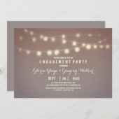 invitations de la partie de fiançailles (Devant / Derrière)