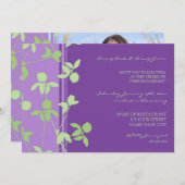 Invitations de la partie de fiançailles de photos  (Devant / Derrière)