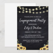 Invitations de la partie de fiançailles d'Eucalypt (Devant / Derrière)