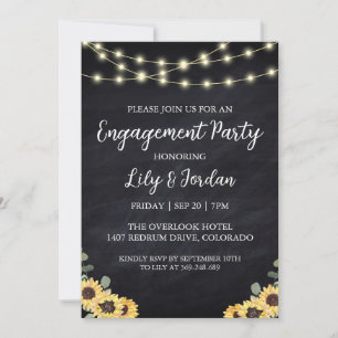 Invitations de la partie de fiançailles d'Eucalypt