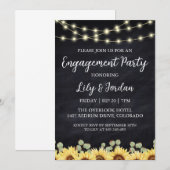Invitations de la partie de fiançailles d'Eucalypt (Devant / Derrière)