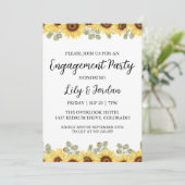 Invitations de la partie de fiançailles d'Eucalypt (Debout devant)