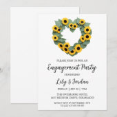 Invitations de la partie de fiançailles d'Eucalypt (Devant / Derrière)