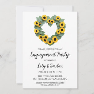 Invitations de la partie de fiançailles d'Eucalypt