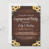 Invitations de la partie de fiançailles d'Eucalypt (Devant)