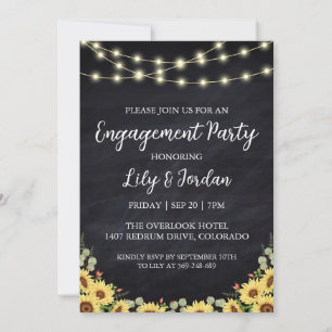 Invitations de la partie de fiançailles d'Eucalypt