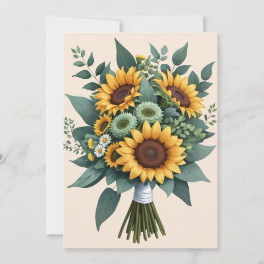 Invitations de la partie de fiançailles d'Eucalypt (Devant)