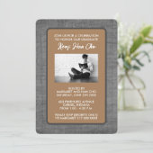 Invitations de la Partie de Graduation [Brown] (Debout devant)