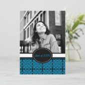 Invitations de la Partie de Graduation [Turquoise] (Debout devant)