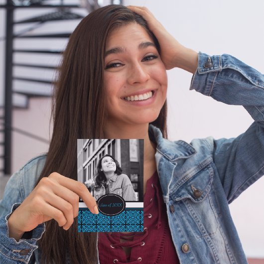 Invitations de la Partie de Graduation [Turquoise]