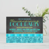 Invitations de la partie de la piscine de réchauff (Debout devant)