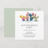 Invitations de la partie de réchauffement ménager (Devant / Derrière)