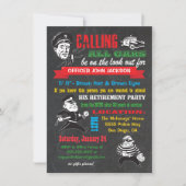 Invitations de la partie de retraite de la police (Devant)