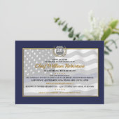 Invitations de la partie de retraite de l'agent de (Debout devant)