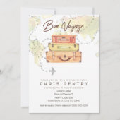 Invitations de la partie de retraite de voyage (Devant)