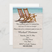 Invitations de la partie de retraite des chaises d (Devant / Derrière)