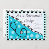 Invitations de la partie de retraite des infirmièr (Devant / Derrière)