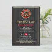 Invitations de la partie de retraite des pompiers (Debout devant)