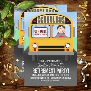 Invitations de la partie de retraite du conducteur