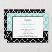 Invitations de la partie d'engagement (Devant / Derrière)