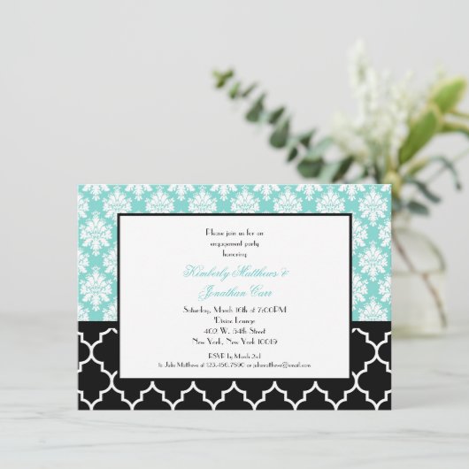 Invitations de la partie d'engagement (Debout devant)