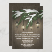 Invitations de la partie d'engagement à feuillage (Devant / Derrière)