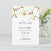 Invitations de la partie d'engagement Aquarelle Fl (Debout devant)