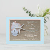 Invitations de la partie d'engagement - Burlap de  (Debout devant)