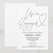 Invitations de la partie d'engagement cardiaque mo (Devant / Derrière)