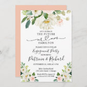 Invitations de la partie d'engagement de l'aquarel (Devant / Derrière)