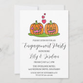 Invitations de la partie d'engagement de l'automne (Devant)